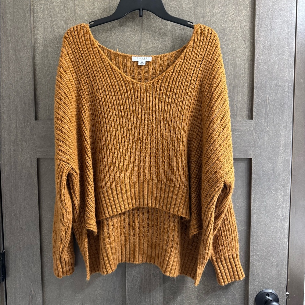 FAVLUX Mustard Sweater